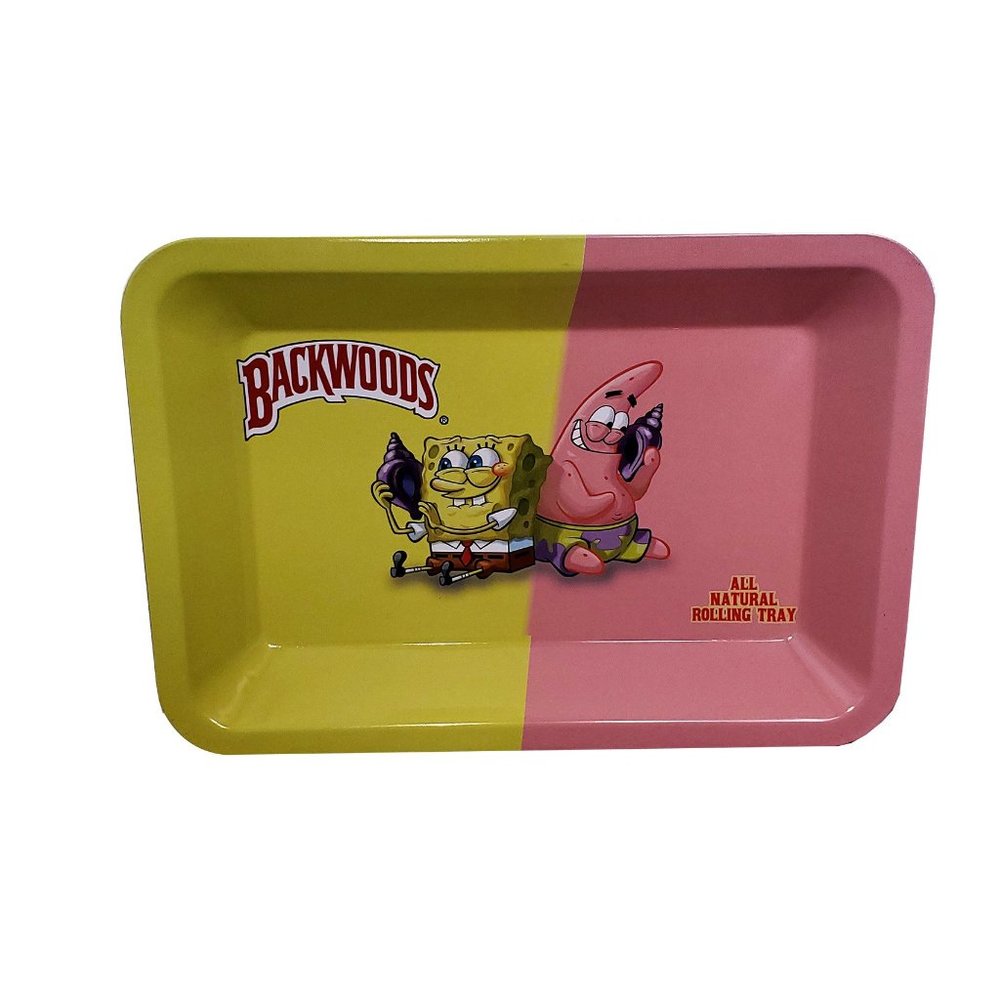 Backwoods rolling tray SpongeBob & Patrick 2PK‎